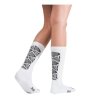 Skarpety Palladium JACQUARD MID SOCKS 2 White SX7385-100